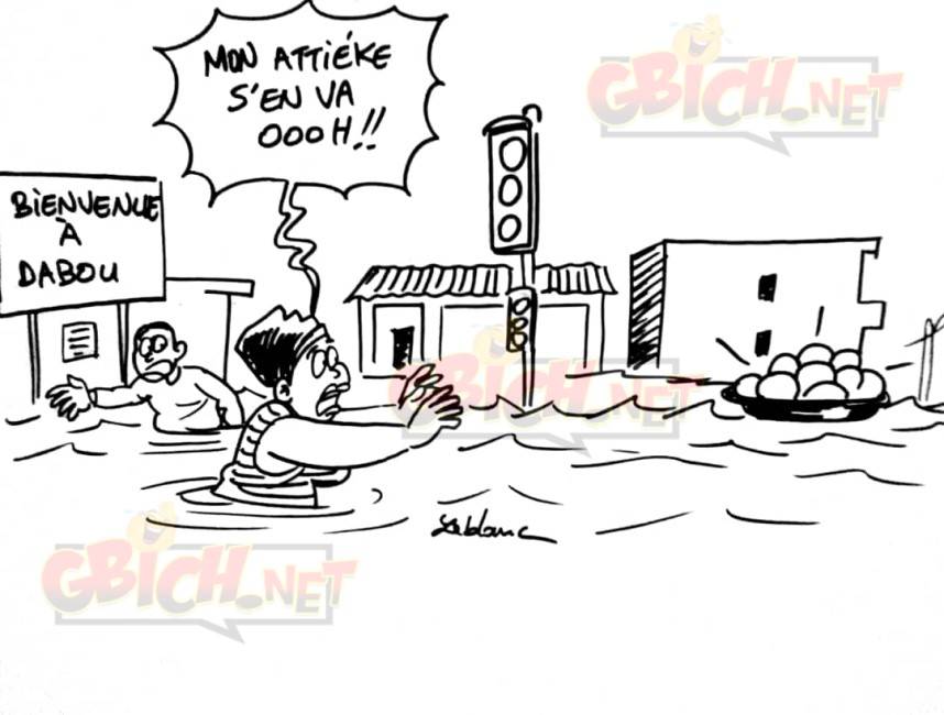 Inondation à Dabou