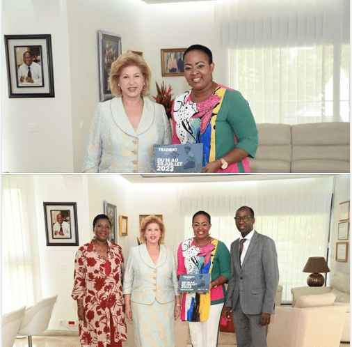 Gbich-la première dame Dominique Ouattara a reçu Tata Naomi en audience
